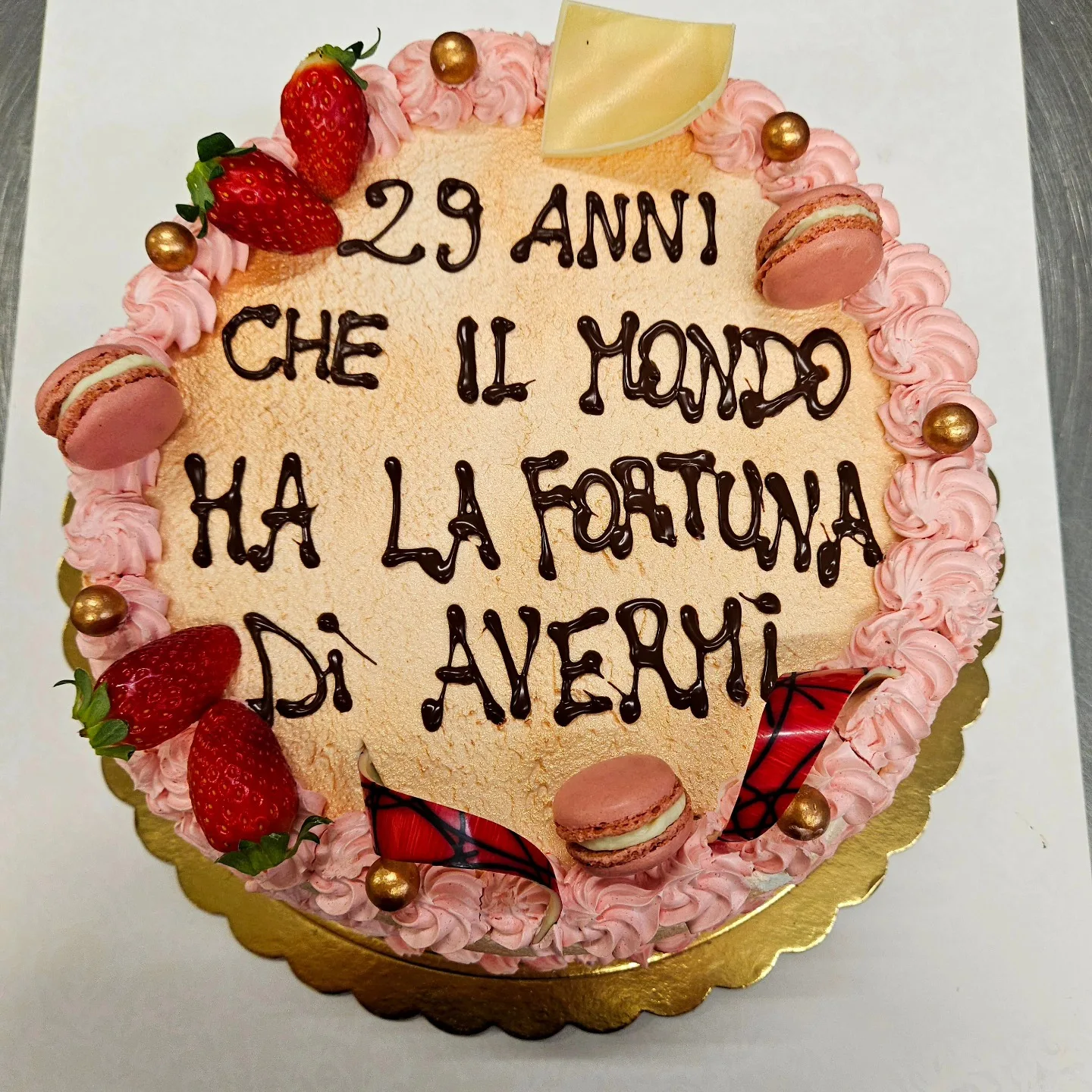 Torta Compleanno Pan di spagna 
