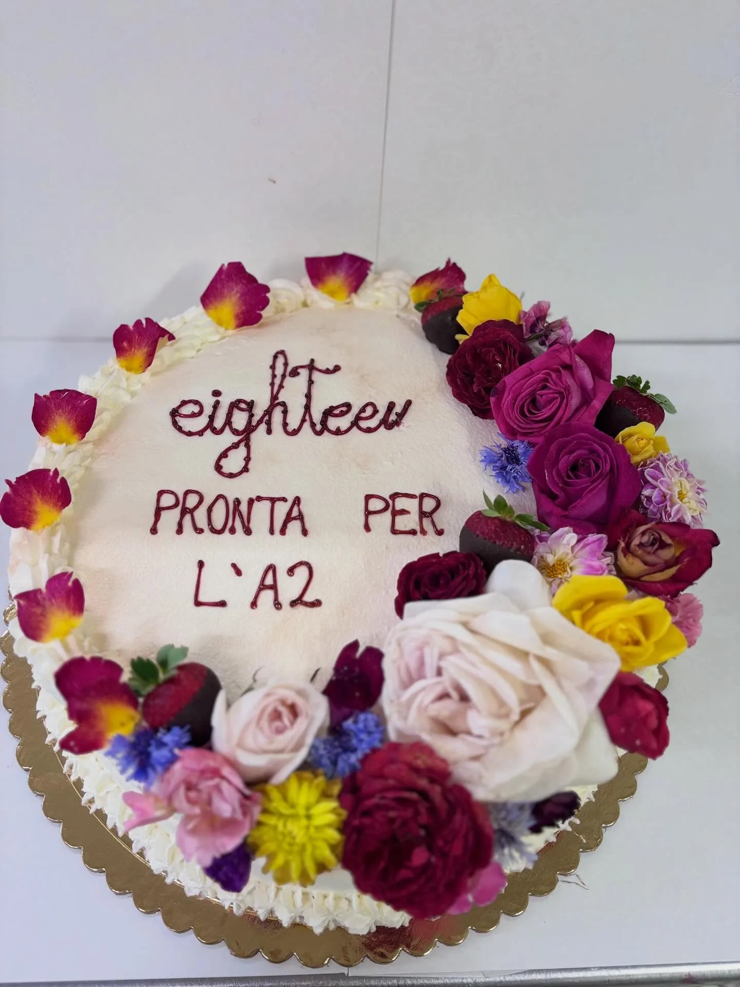 Torta compleanno 18^